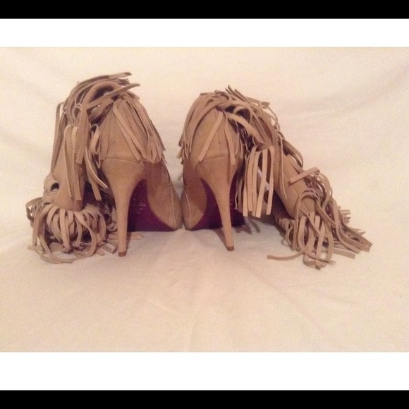 Sergio Zelcer New Fringed Boots MidCalf Suede 9BM - Picture 4 of 8